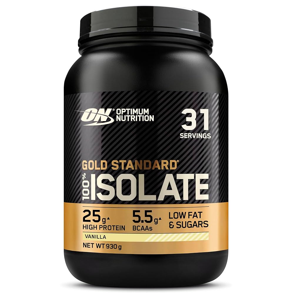 Image de Optimum Nutrition Gold Standard 100% Isolate – Whey de qualité premium pour la récupération