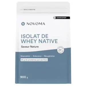 Novoma Whey Native Isolate – Protéine française certifiée Sport Protect