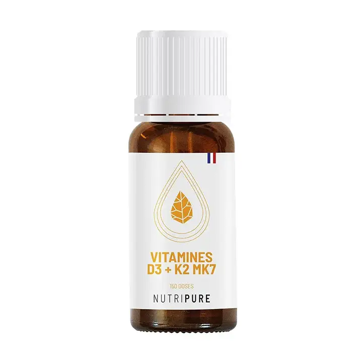 Image de Nutripure Vitamine D3 K2 MK7 (1000 UI ou 3000 UI)